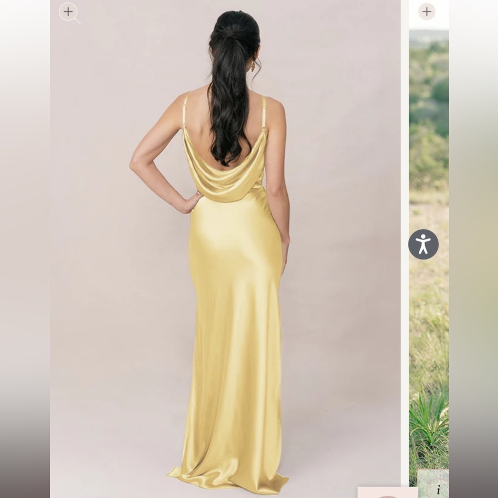 Revelry Nadia Bridesmaid Dress - Yellow 740 - Size 18 - Made to Order